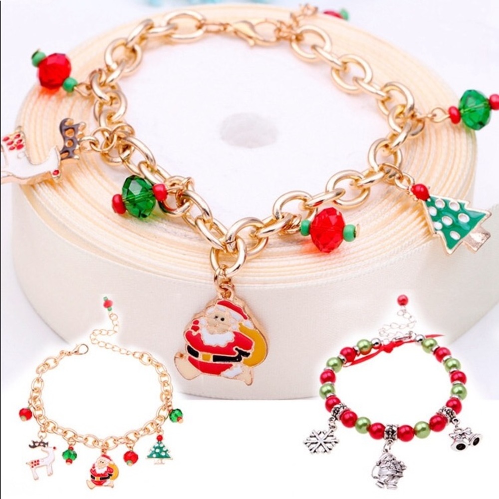 • Christmas Gold Bracelet